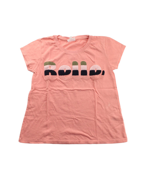 A Pink Short Sleeve T Shirts from Seed in size 8Y for girl. (Front View)