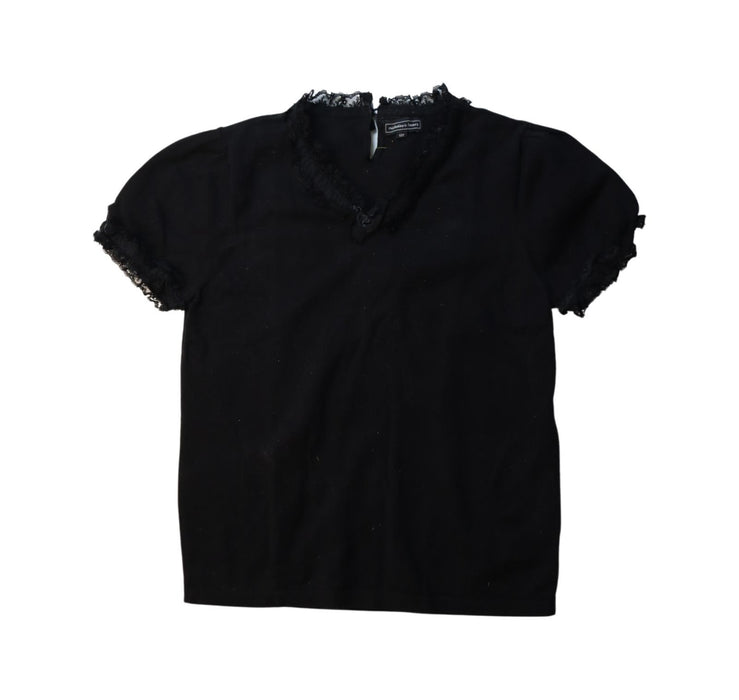 A Black Short Sleeve Tops from Nicholas & Bears in size 14Y for girl. (Front View)