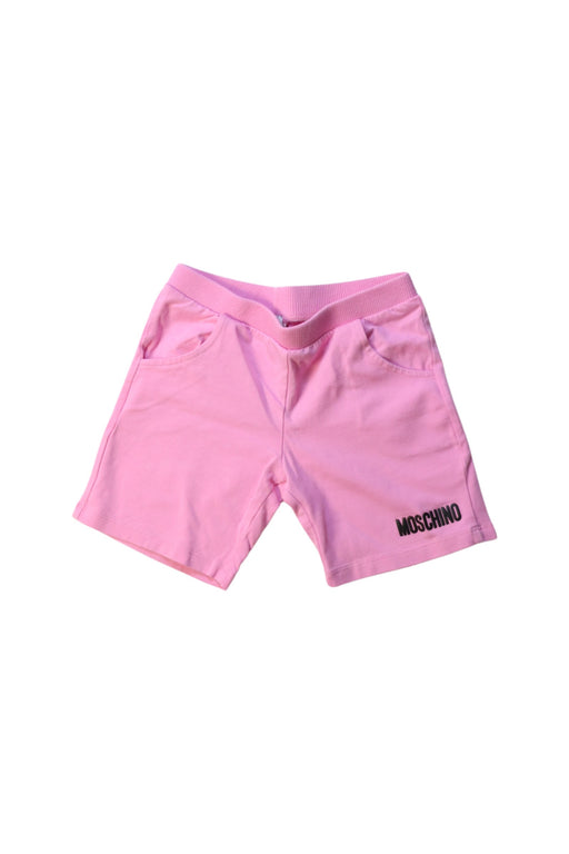 A Pink Shorts from Moschino in size 2T for girl. (Front View)