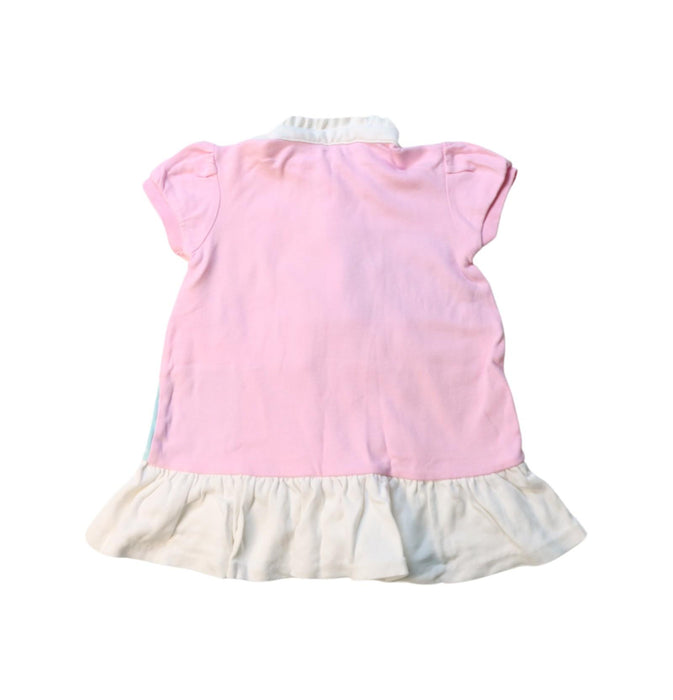 A Multicolour Short Sleeve Dresses from Ralph Lauren in size 3-6M for girl. (Back View)