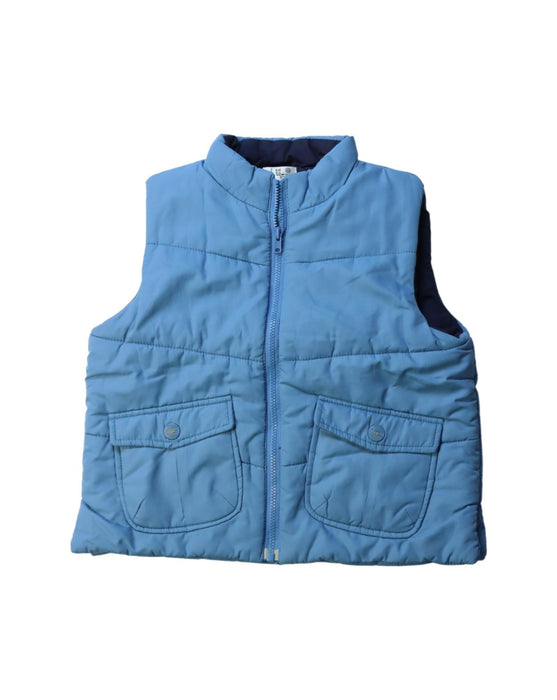 A Blue Vests from Kingkow in size 18-24M for boy. (Front View)