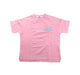 A Pink Short Sleeve T Shirts from X-girl in size 7Y for girl. (Front View)