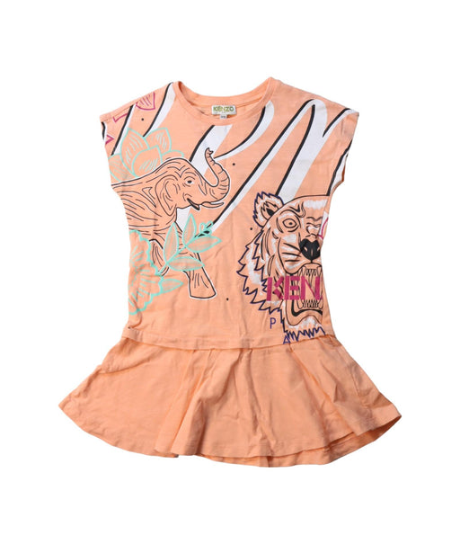 A Multicolour Short Sleeve Dresses from Kenzo in size 3T for girl. (Front View)