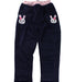 A Blue Casual Pants from Miki House in size 7Y for girl. (Front View)