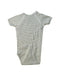 A Grey Short Sleeve Bodysuits from Petit Bateau in size 6-12M for neutral. (Back View)