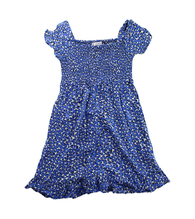 A Blue Short Sleeve Dresses from Tommy Hilfiger in size 8Y for girl. (Front View)