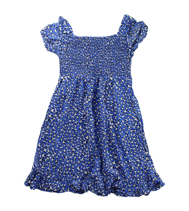 A Blue Short Sleeve Dresses from Tommy Hilfiger in size 8Y for girl. (Back View)