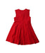 A Red Sleeveless Dresses from Nicholas & Bears in size 2T for girl. (Back View)