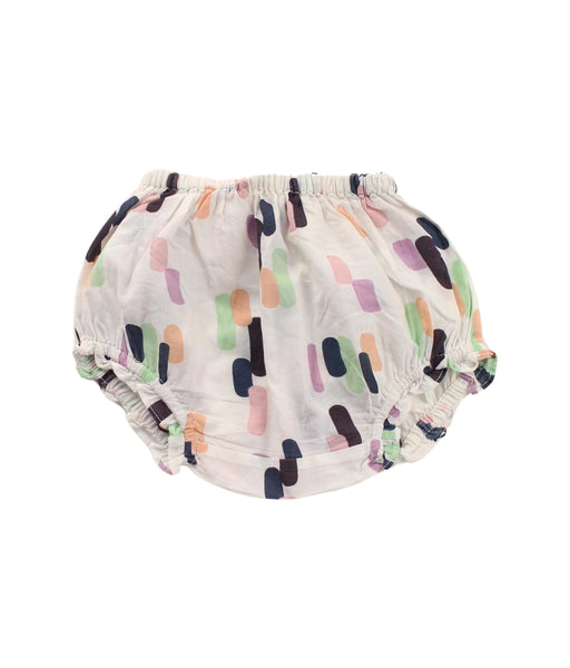 A White Bloomers from Velveteen in size 6-12M for girl. (Front View)