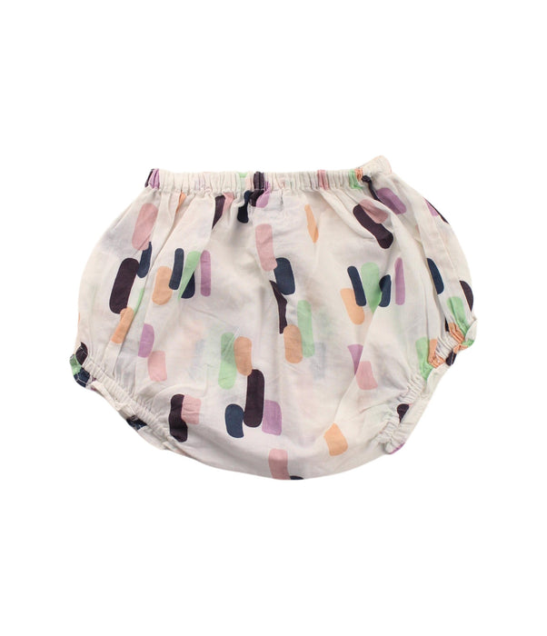 A White Bloomers from Velveteen in size 6-12M for girl. (Back View)