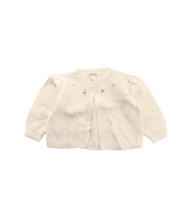 A White Cardigans from Ralph Lauren in size 6-12M for girl. (Front View)