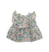 A Green Sleeveless Tops from Jacadi in size 6-12M for girl. (Front View)
