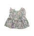 A Green Sleeveless Tops from Jacadi in size 6-12M for girl. (Back View)
