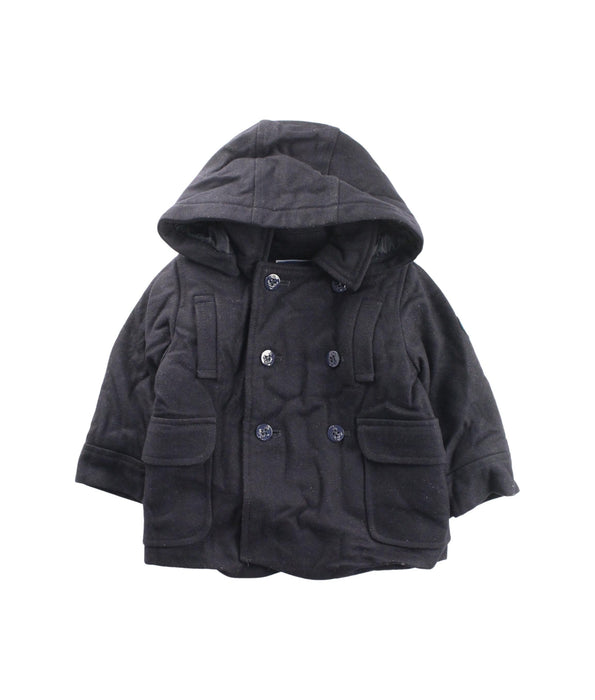 A Grey Coats from Jacadi in size 12-18M for boy. (Front View)