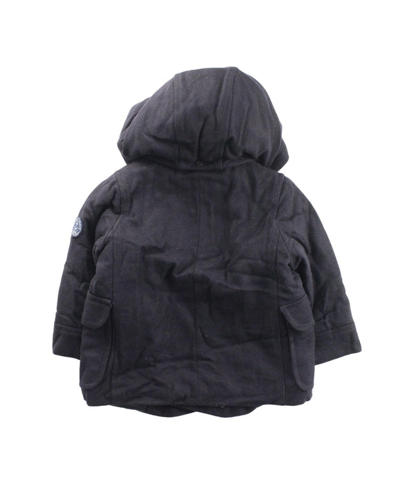 A Grey Coats from Jacadi in size 12-18M for boy. (Back View)