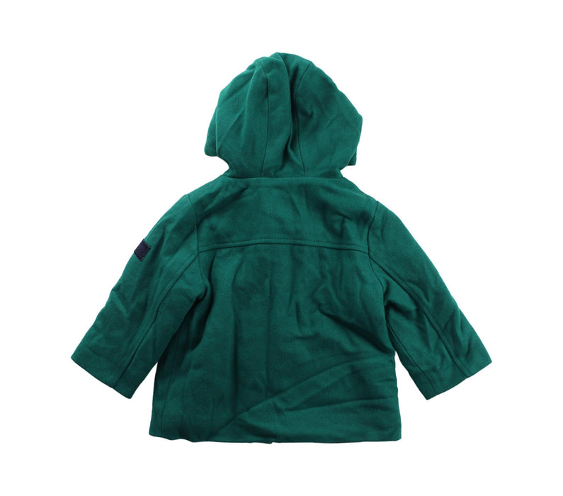 A Green Coats from Jacadi in size 12-18M for boy. (Back View)