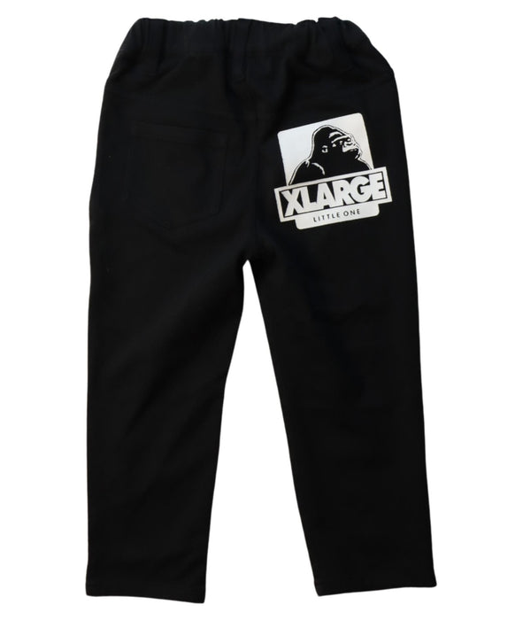 A Black Casual Pants from XLARGE Kids in size 18-24M for boy. (Back View)