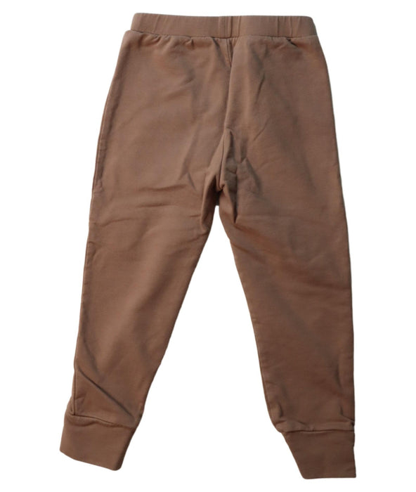 A Brown Sweatpants from Momonittu in size 2T for girl. (Back View)
