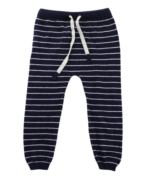 A Blue Sweatpants from Purebaby in size 12-18M for neutral. (Front View)