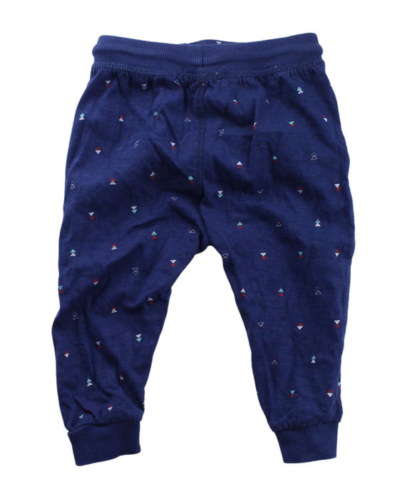 A Blue Sweatpants from Purebaby in size 12-18M for boy. (Back View)