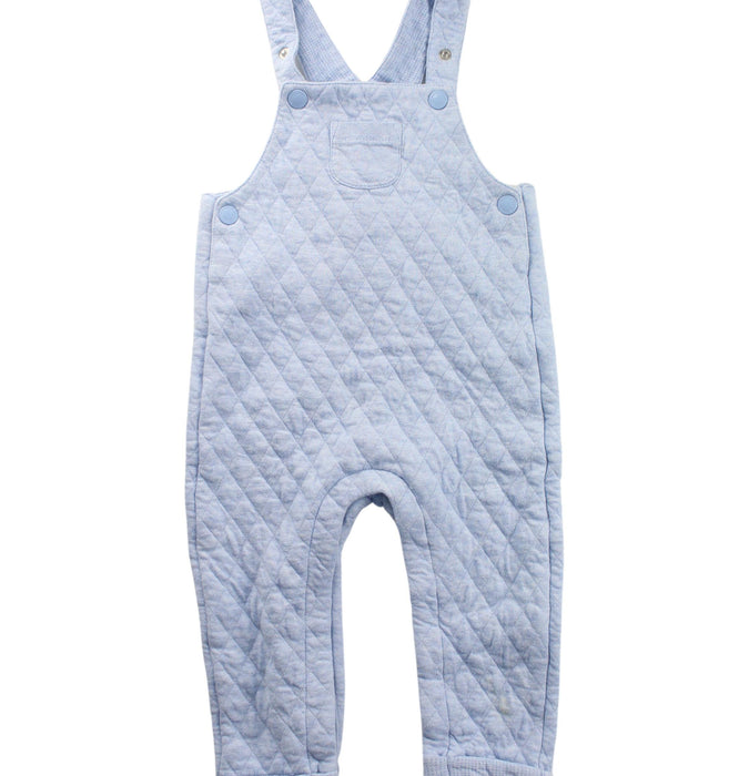 A Blue Long Overalls from Purebaby in size 12-18M for boy. (Front View)