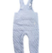 A Blue Long Overalls from Purebaby in size 12-18M for boy. (Back View)