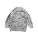 A Grey Knit Sweaters from Purebaby in size 12-18M for boy. (Back View)