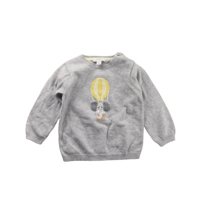 A Grey Knit Sweaters from Purebaby in size 12-18M for boy. (Front View)