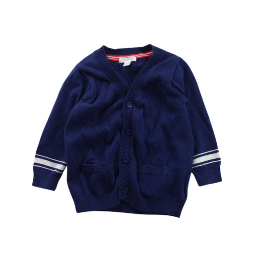 A Blue Cardigans from Purebaby in size 12-18M for boy. (Front View)