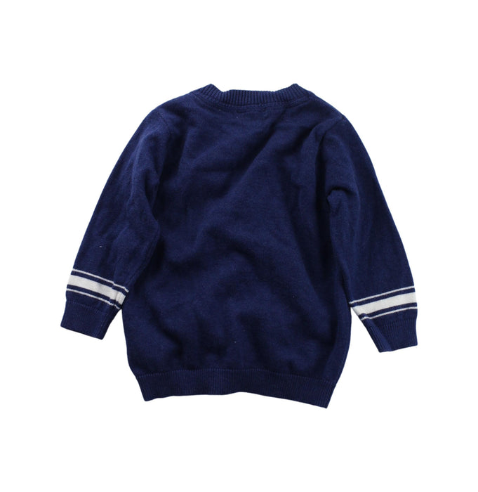 A Blue Cardigans from Purebaby in size 12-18M for boy. (Back View)