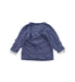 A Blue Long Sleeve Tops from Purebaby in size 12-18M for boy. (Back View)