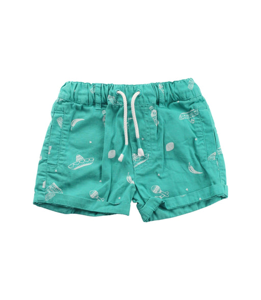 A Green Shorts from Purebaby in size 12-18M for girl. (Front View)