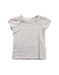 A White Short Sleeve T Shirts from Purebaby in size 12-18M for girl. (Front View)