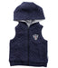 A Blue Outerwear Vests from Purebaby in size 6-12M for boy. (Front View)