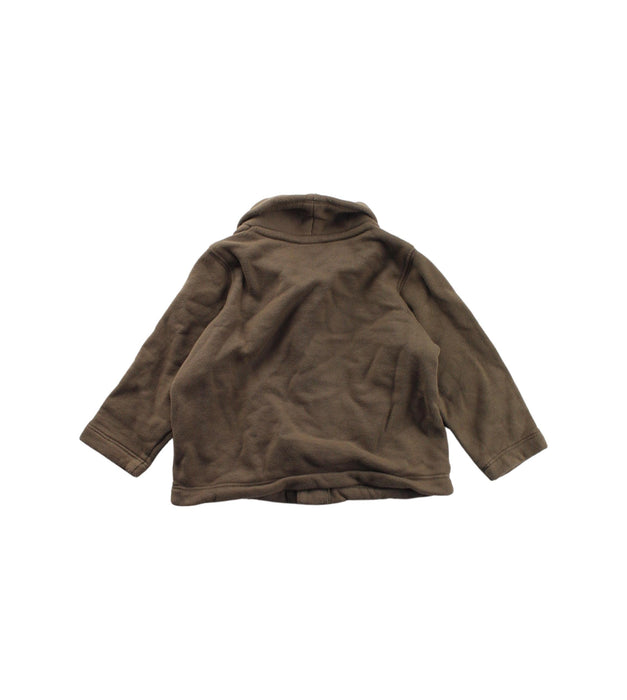 A Brown Cardigans from Petit Bateau in size 6-12M for boy. (Back View)
