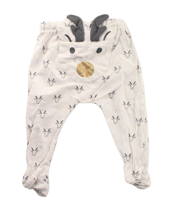 A White Sweatpants from Seed in size 6-12M for boy. (Back View)