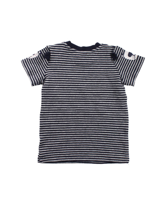 A Blue Short Sleeve T Shirts from Seed in size 6-12M for boy. (Back View)