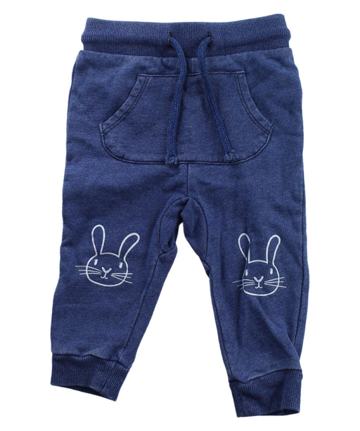 A Blue Sweatpants from Seed in size 6-12M for boy. (Front View)