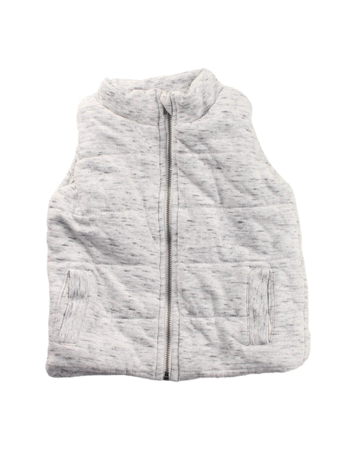 A White Outerwear Vests from Seed in size 12-18M for boy. (Front View)