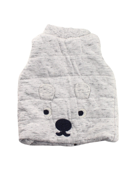 A White Outerwear Vests from Seed in size 12-18M for boy. (Back View)
