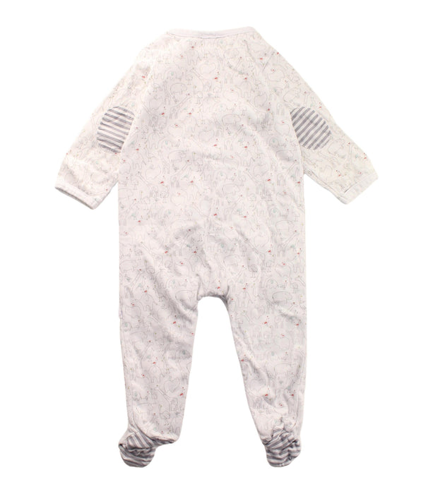 A White Onesies from Jacadi in size 6-12M for boy. (Back View)