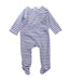 A Blue Onesies from Jacadi in size 6-12M for boy. (Front View)