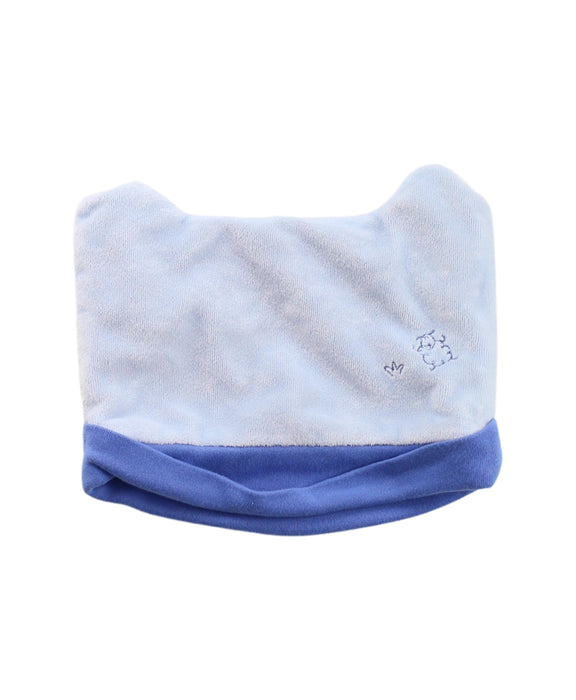 A Blue Beanies from Chickeeduck in size 6-12M for neutral. (Front View)