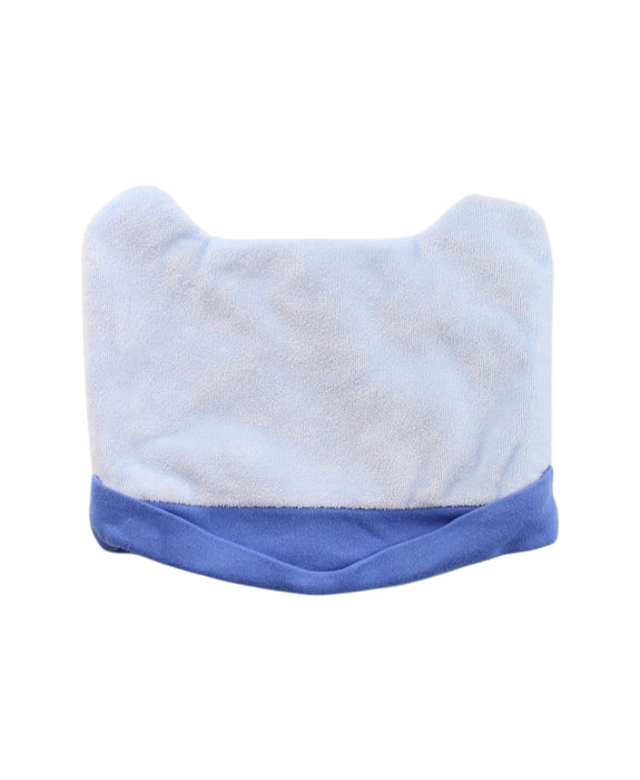 A Blue Beanies from Chickeeduck in size 6-12M for neutral. (Back View)
