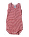 A White Sleeveless Bodysuits from Petit Bateau in size 0-3M for girl. (Front View)