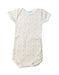 A Multicolour Short Sleeve Bodysuits from Petit Bateau in size 0-3M for girl. (Front View)