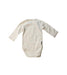 A White Long Sleeve Bodysuits from Petit Bateau in size 0-3M for neutral. (Back View)