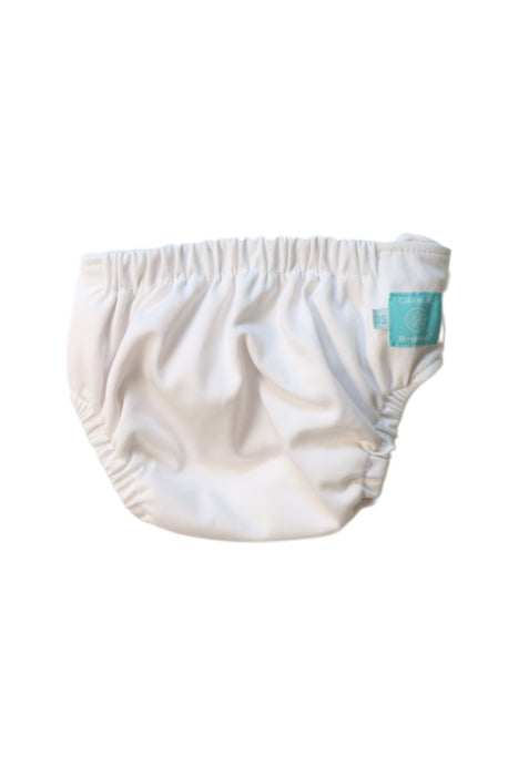 A White Cloth Diapers from Charlie Banana in size O/S for neutral. (Back View)