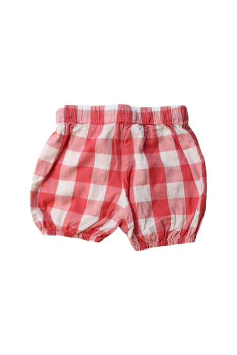 A Red Shorts from Boden in size 3-6M for girl. (Back View)