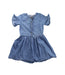 A Blue Short Sleeve Dresses from Noa Noa Miniature in size 3T for girl. (Front View)